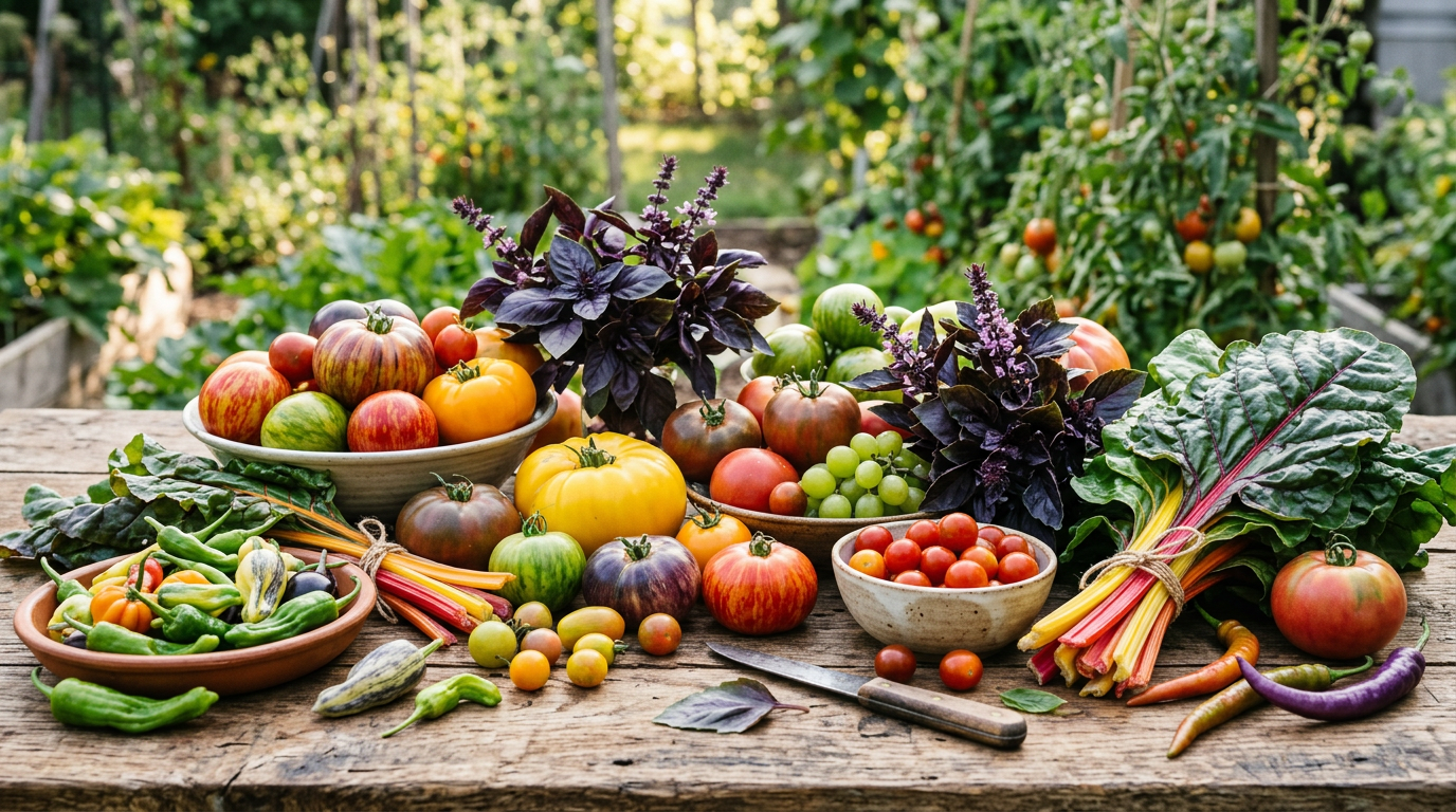 Heirloom vegetables